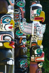 Vancouver, totempalen in het park